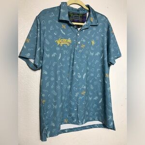 William Murray Blue Stretch Shirt L